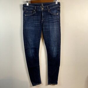 C of H Citizens of Humanity Arielle Midrise Skinny Jeans Dark Wash Size 26